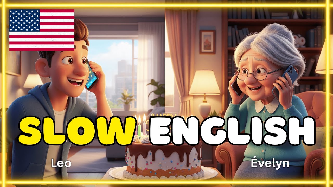 Slow English Conversation For Beginners (A1 & A2) | An English Phone Conversation