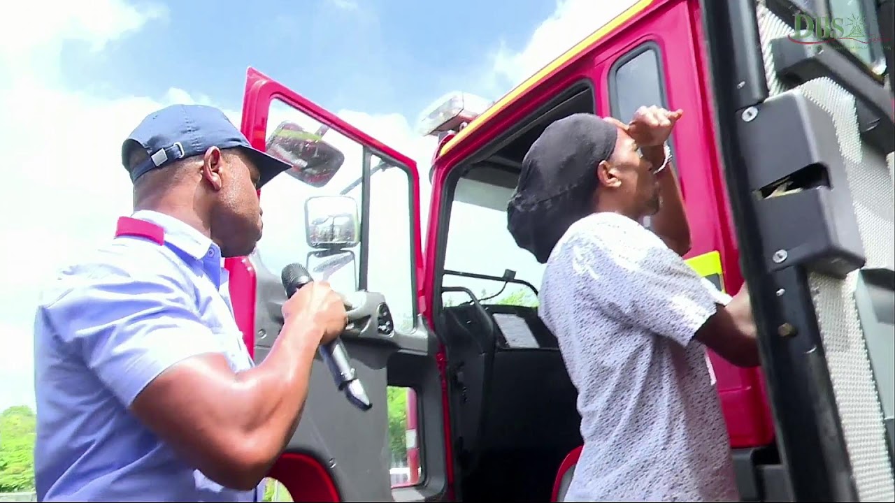 The Handing over Ceremony of two Fire Trucks
