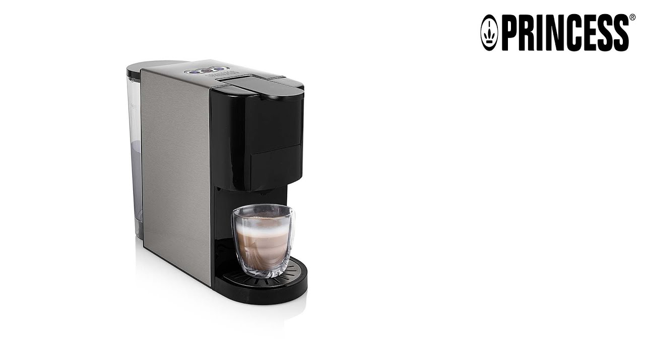 Princess 249450 Multi Capsule Coffee Machine Steel 4-in-1