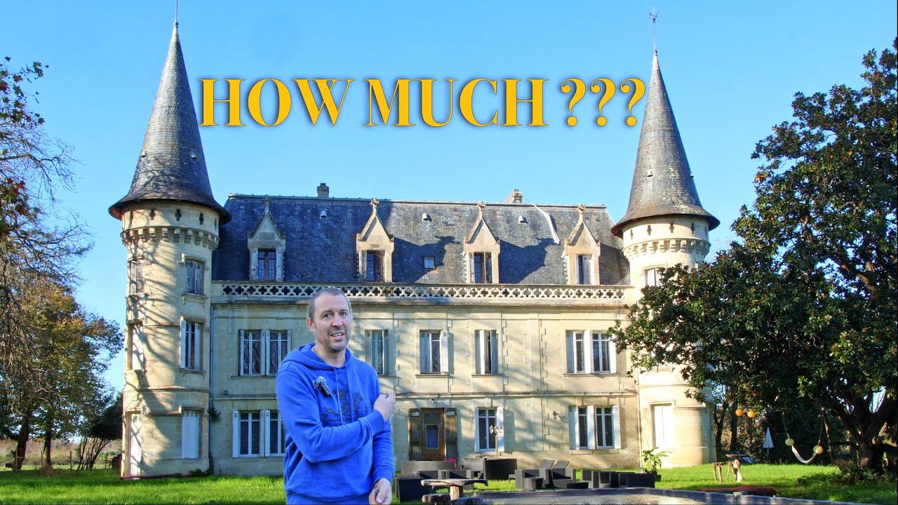 Must See Tour Of UNBELIEVABLE Chateau For Sale Near Bordeaux!