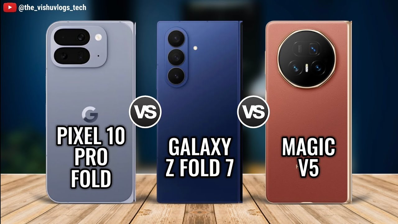 📱 Pixel 10 Pro Fold vs Galaxy Z Fold 7 vs Honor Magic V5 🔥 Ultimate Foldable Phone Battle 2025! ⚡