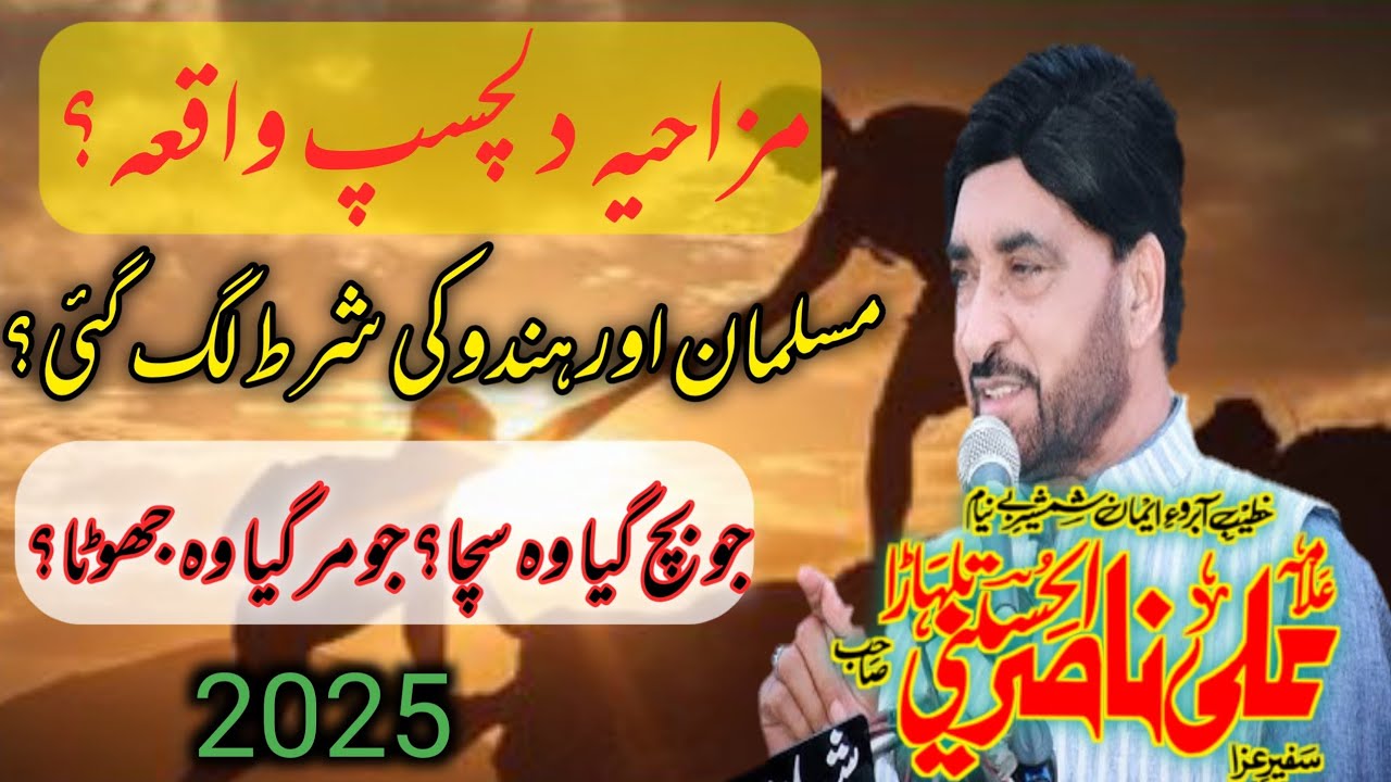 Allama Ali Nasir Talhara 2025 Majlis/Hindu Aur Musalman Ki Shart Lag Gai/2025