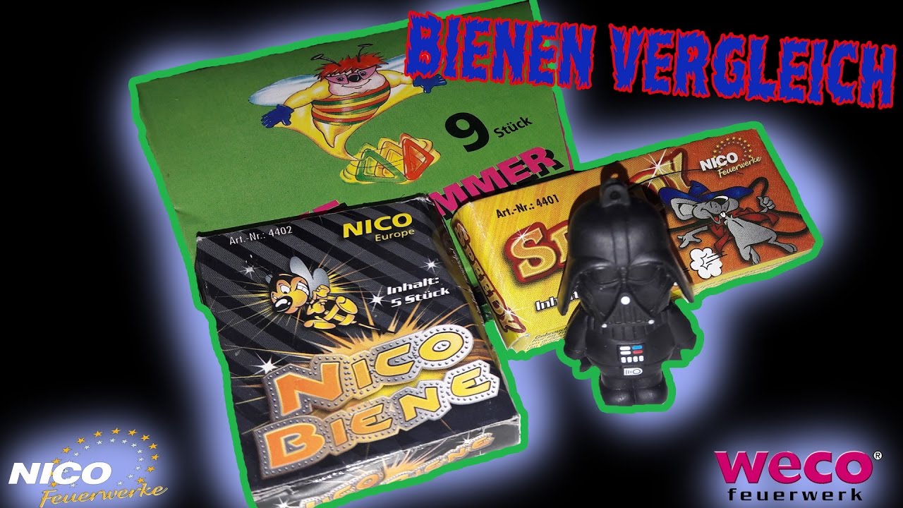 Bienen Vergleich - Dicke Brummer - Nico Biene - Speedy !!!