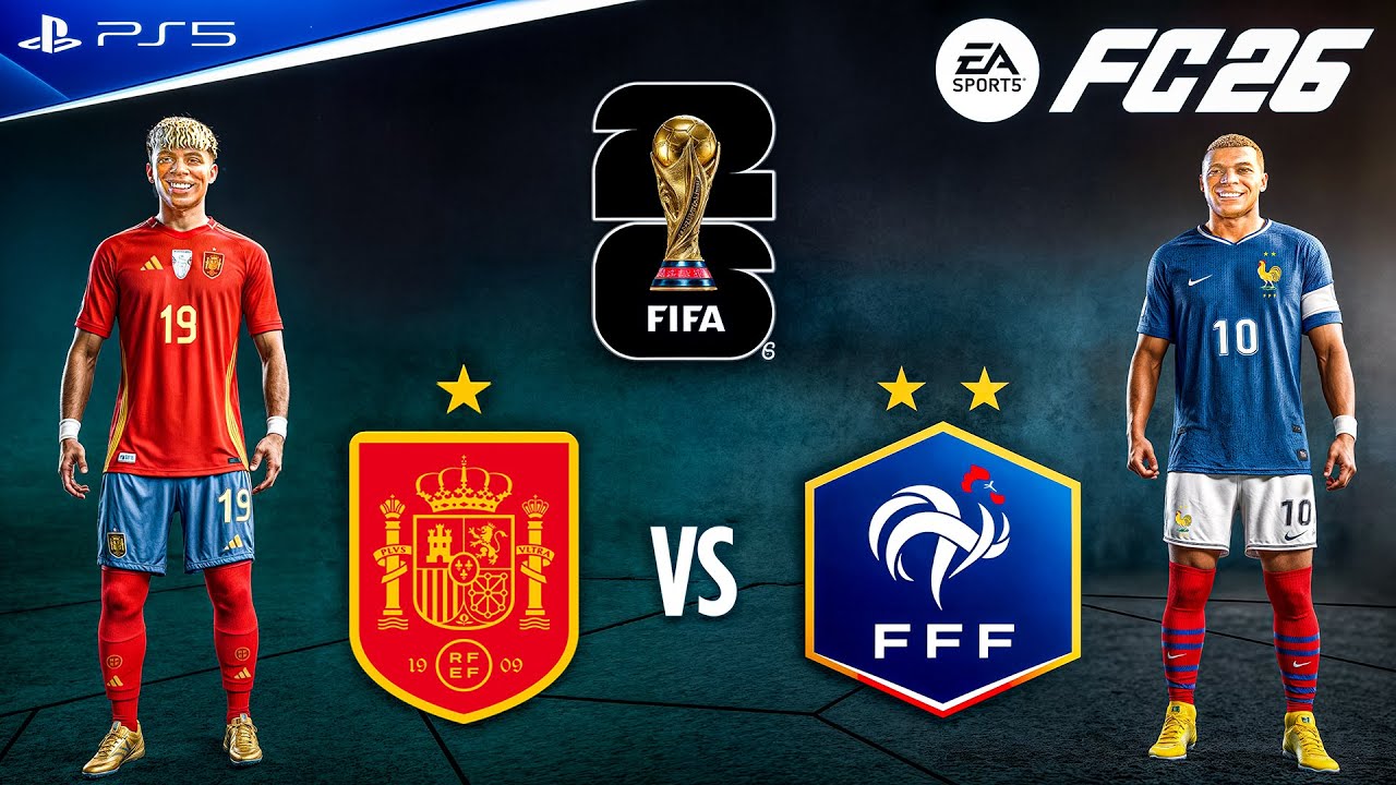 FC 26 - Spain vs. France Ft. Yamal, Mbappe, | FIFA World Cup Final 2026 | PS5 [4K60]