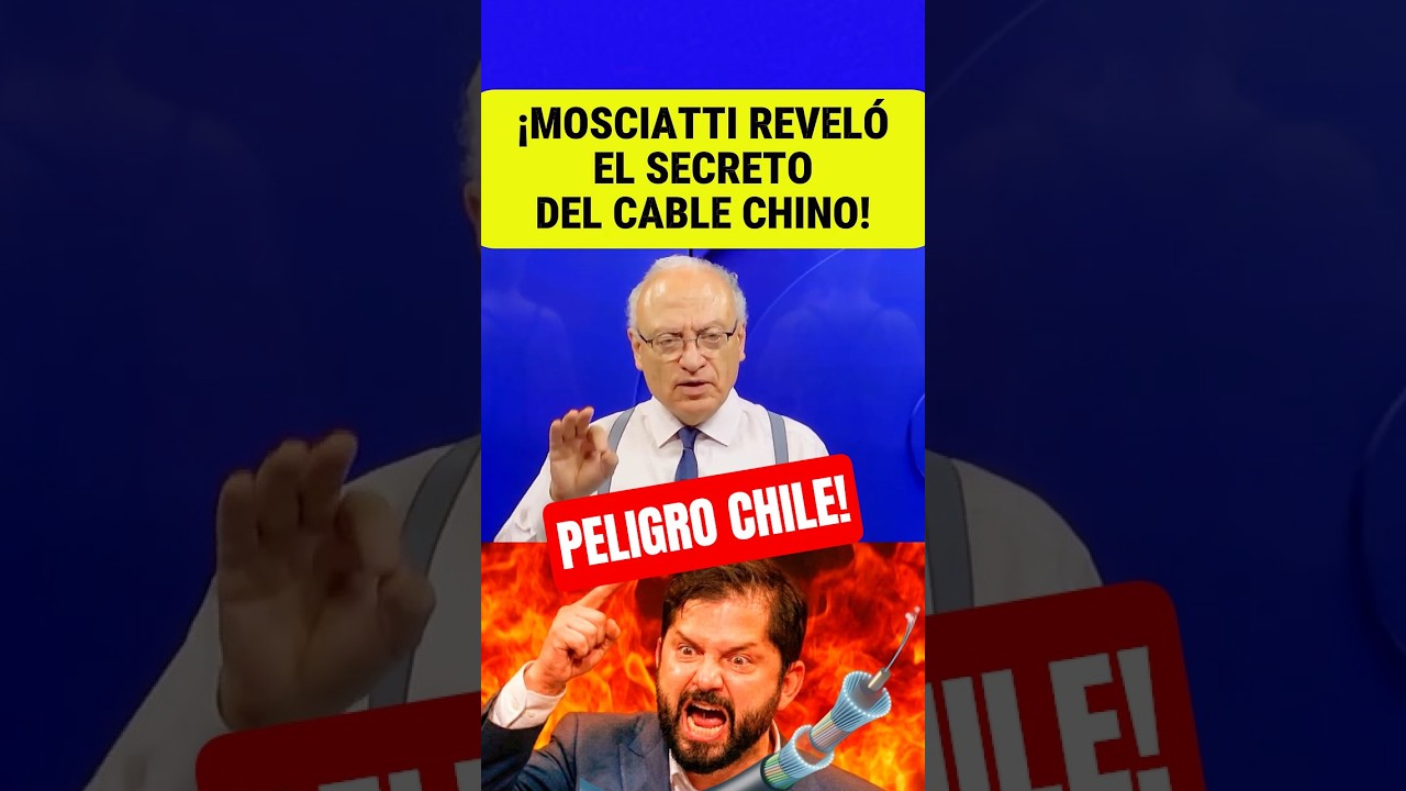 MOSCIATTI REVEL&Oacute; SECRETO DEL CABLE CHINO #kast #kastpresidente #johanneskaiser
