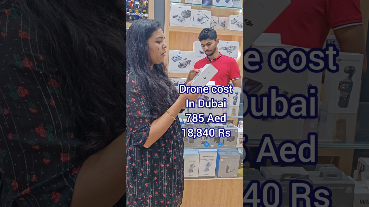 Naa anveshana cheppina electronics shop Drone prices in Dubai @Dubailokonasemaammayi #drones