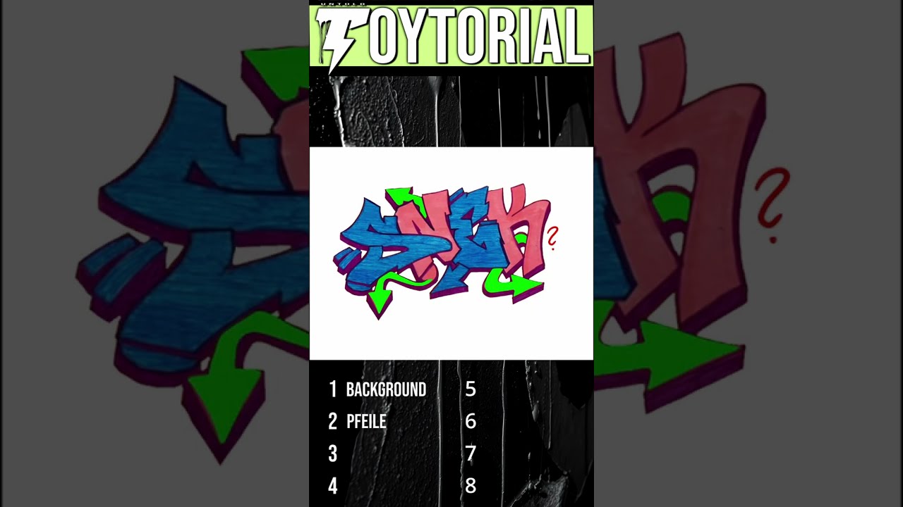 Graffiti Tutorial - easy Methode für mehr Style  toy Tipps TOYTORIAL #graffititutorial #graffiti