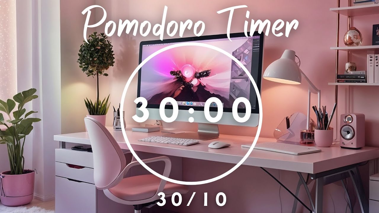 30/10 Pomodoro Timer | Lofi Beats for Studying | Cozy Study Music| Pomodoro Station