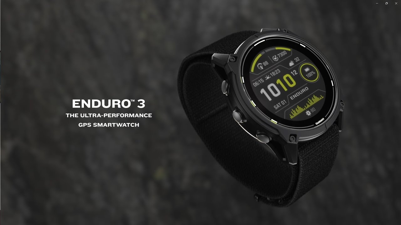 Garmin | Enduro&trade; 3 | Ceasul inteligent cu GPS şi performanţe superioare