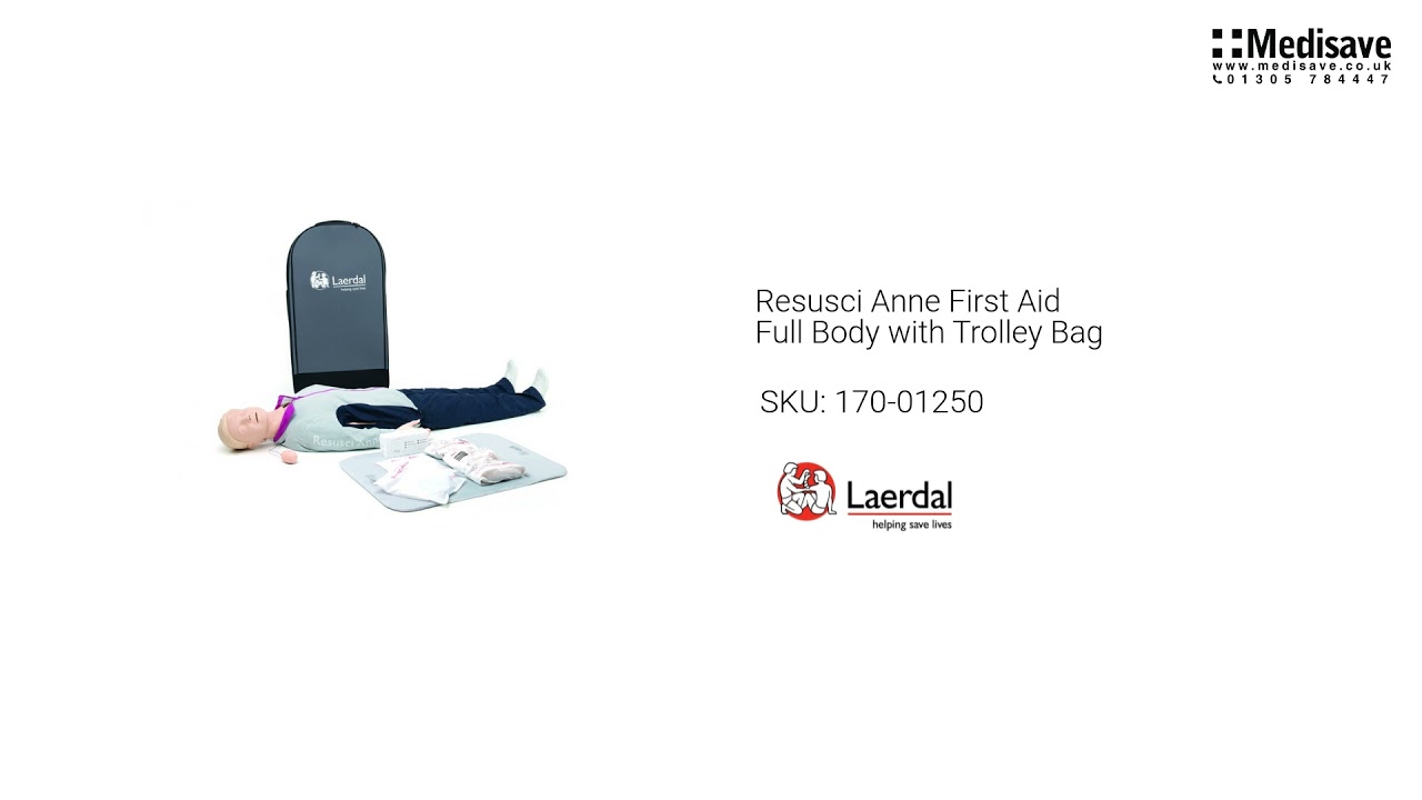 Resusci Anne First Aid Full Body with Trolley Bag 170 01250