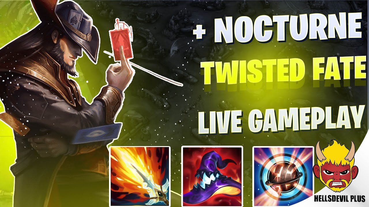 Twisted Fate + Nocturne = BROKEN! - Wild Rift HellsDevil Plus Gameplay