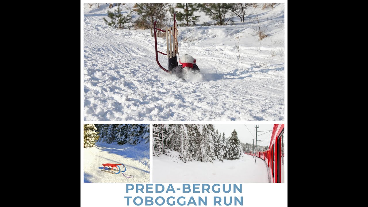 Preda to Bergün Toboggan Run Switzerland The best toboggan run in the world