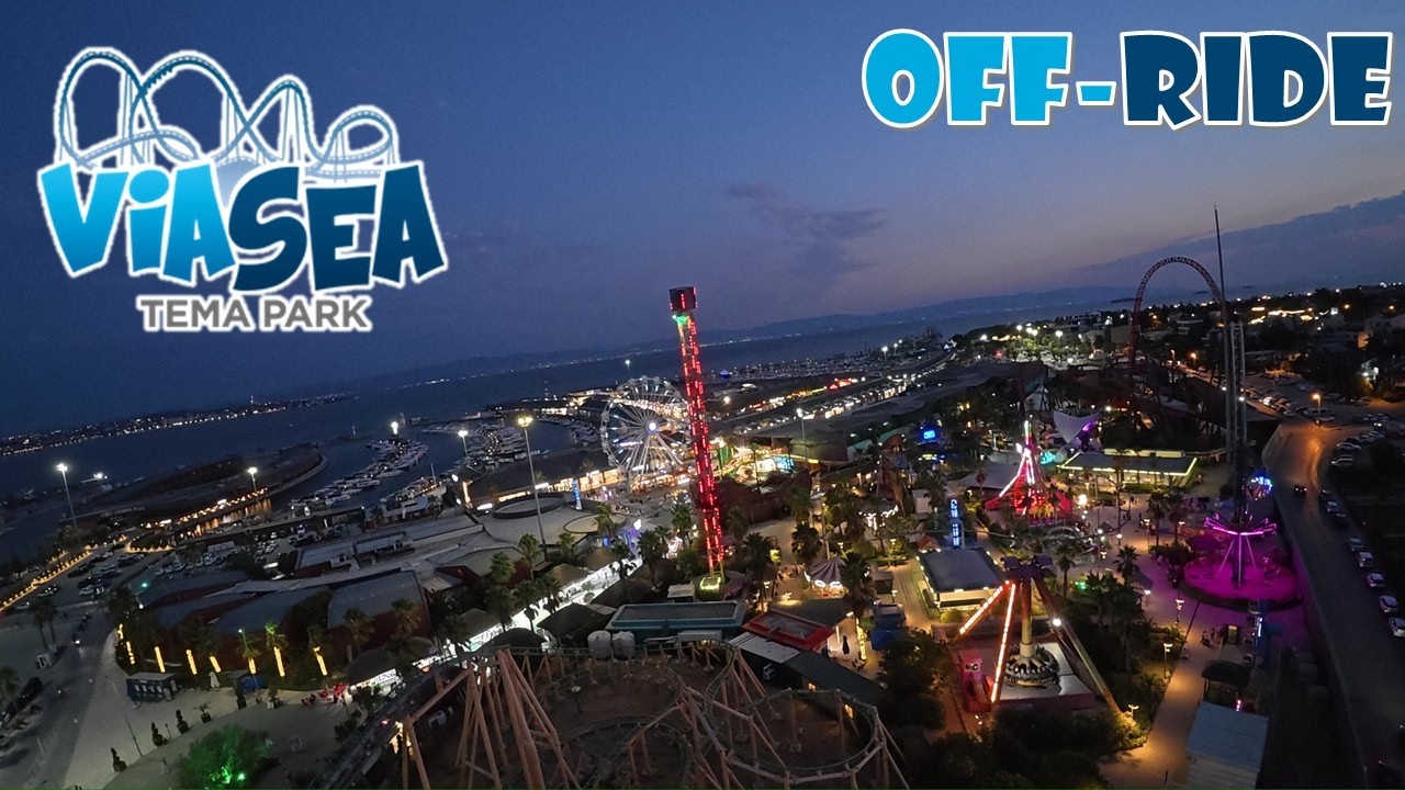 ViaSea Off-Ride Footage (60FPS), Istanbul Amusement Park by the Water | Non-Copyright