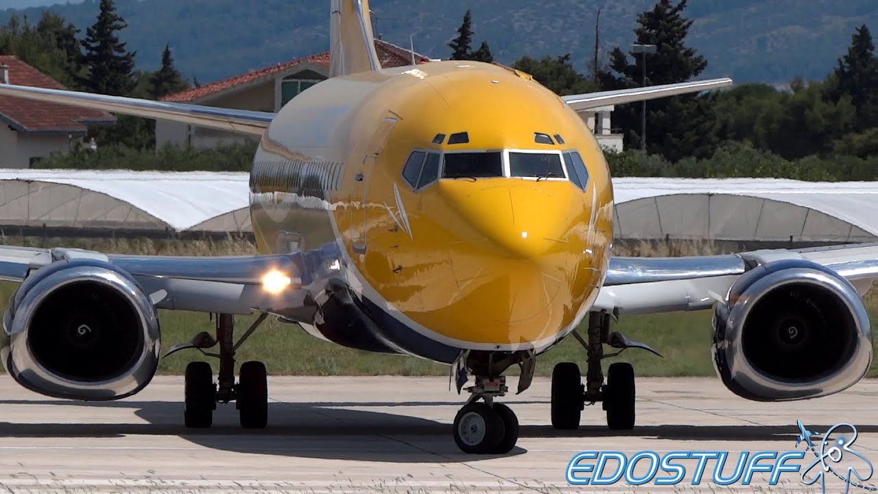 Europe Airpost - Boeing 737-3B3 QC F-GIXE - Takeoff from Split airport SPU/LDSP