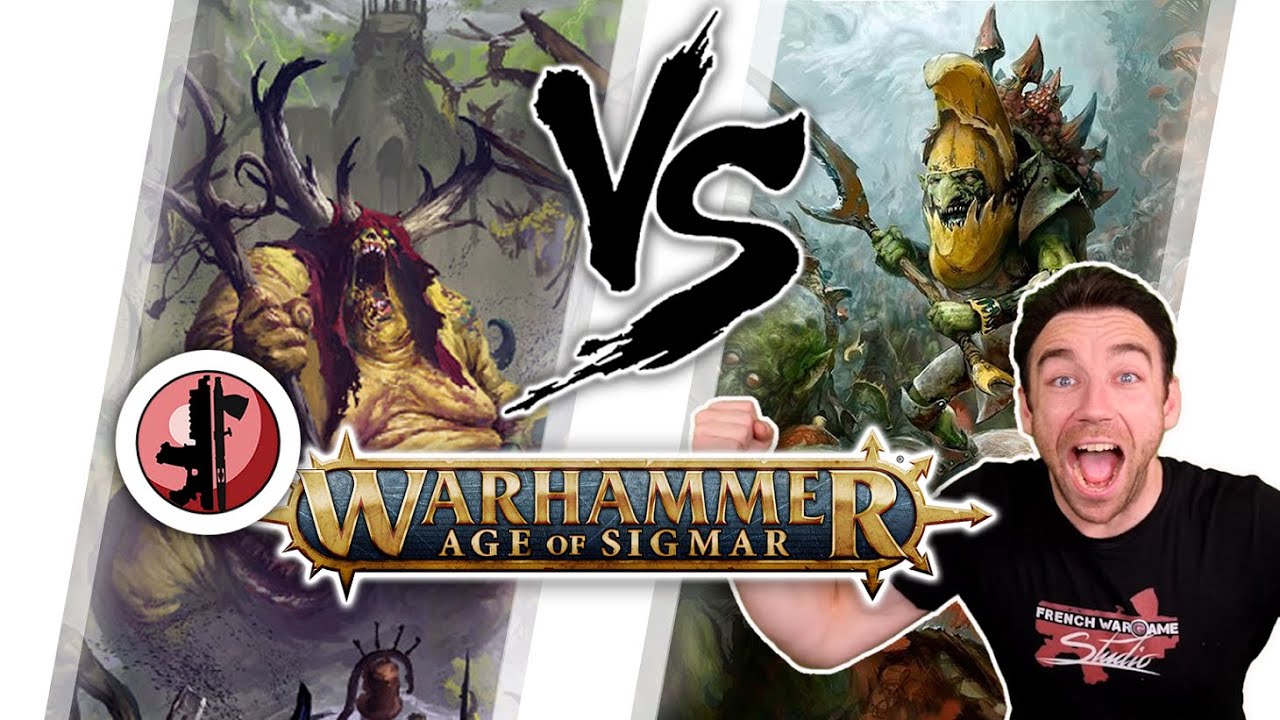Warhammer Age OF Sigmar - Rapport de bataille Didactique Gobelins VS Nurgle