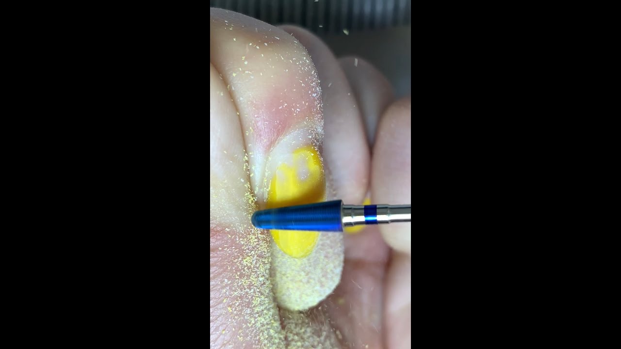Damage free gel manicure removal (filing off method)
