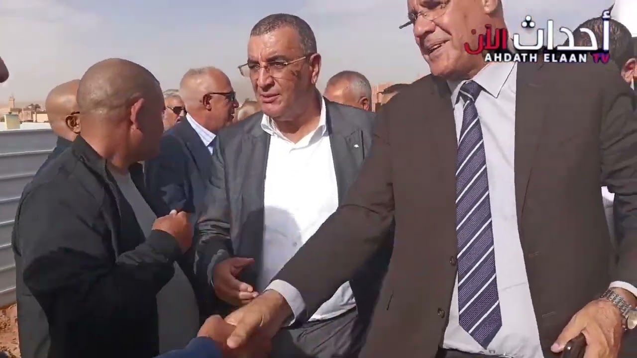 النعامة / جلاوي عبد القادر في زيارة عمل وتفقد... تغطية / بوزيدي بلحول 