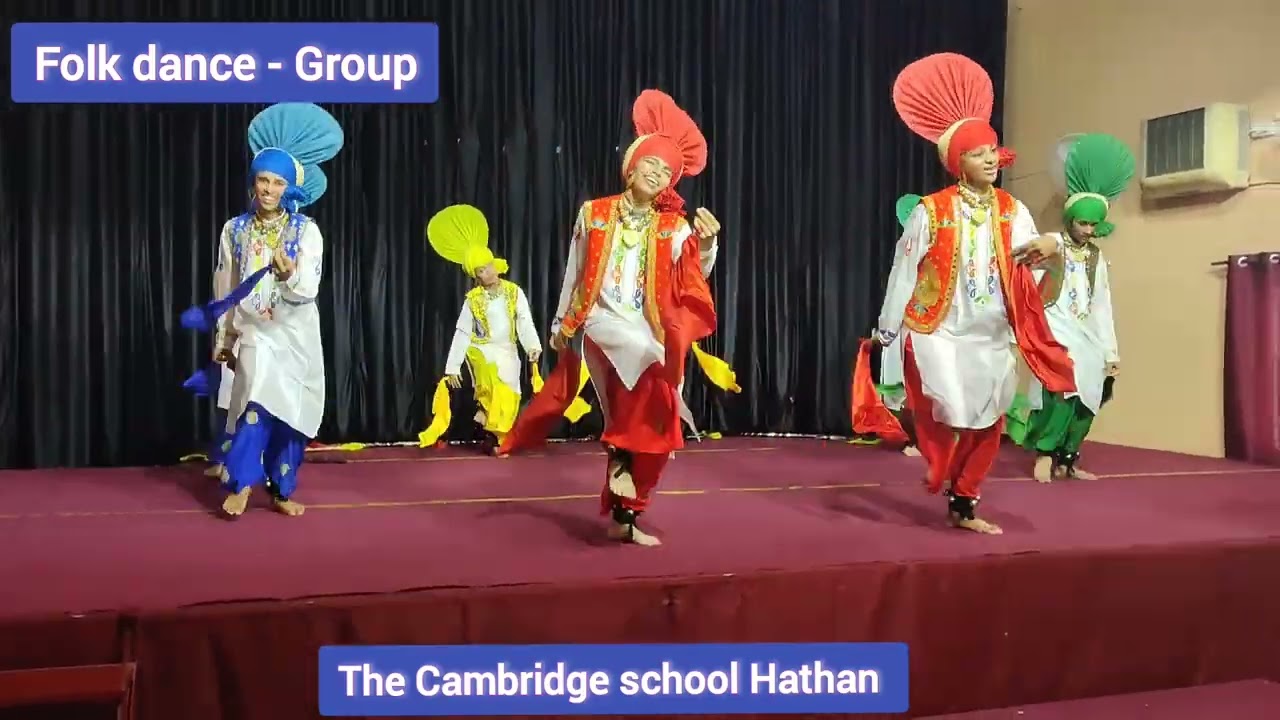 Folk Dance - Group, The Cambridge school Hathan, 8 Participants. Fap Awards 2023