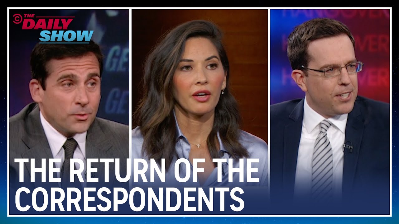 Former Correspondents Steve Carell, Olivia Munn, Ed Helms, Rob Corddry & Wyatt Cenac Return to TDS