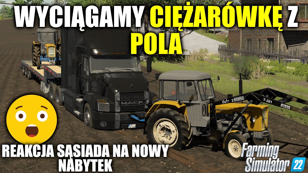 WYCIĄGAM CIĘZARÓWKĘ Z POLA😲 KORBA POSZŁA BOKIEM?!🤯 REAKCJA SĄSIA NA URSUSA | Podlascy Sąsiedzi #9
