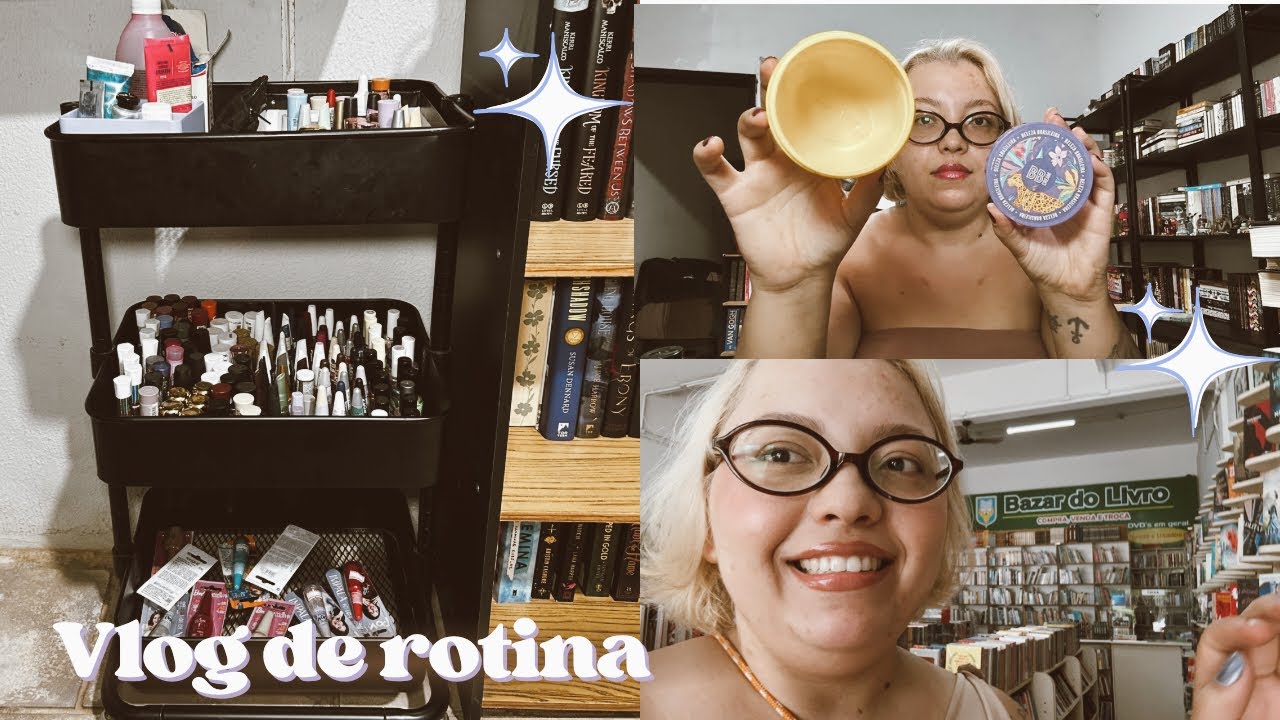 Vlog #255 | Troca de livros, arrumando meus esmaltes & produtos acabados de outubro ❤️‍🔥