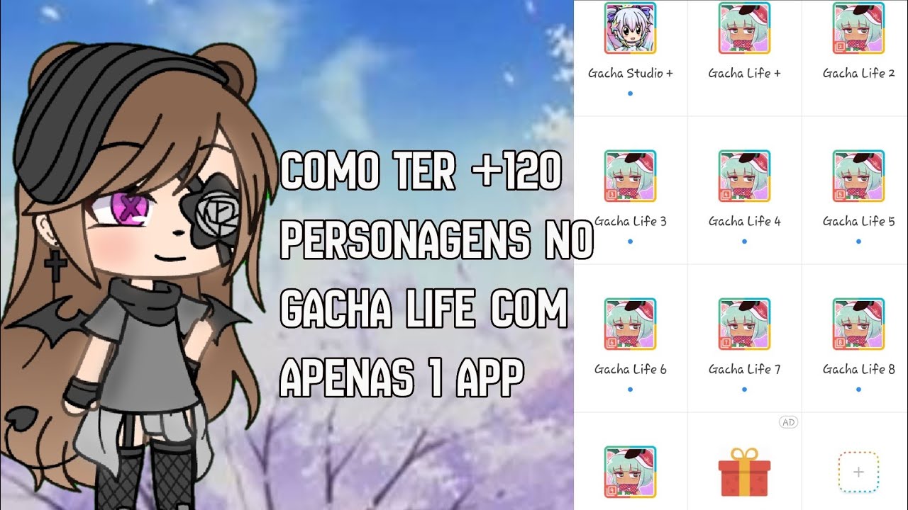 |Tutorial| Como ter +120 personagens no gacha life | Especial 60k (1/2) | Zih Tata| Video Original|