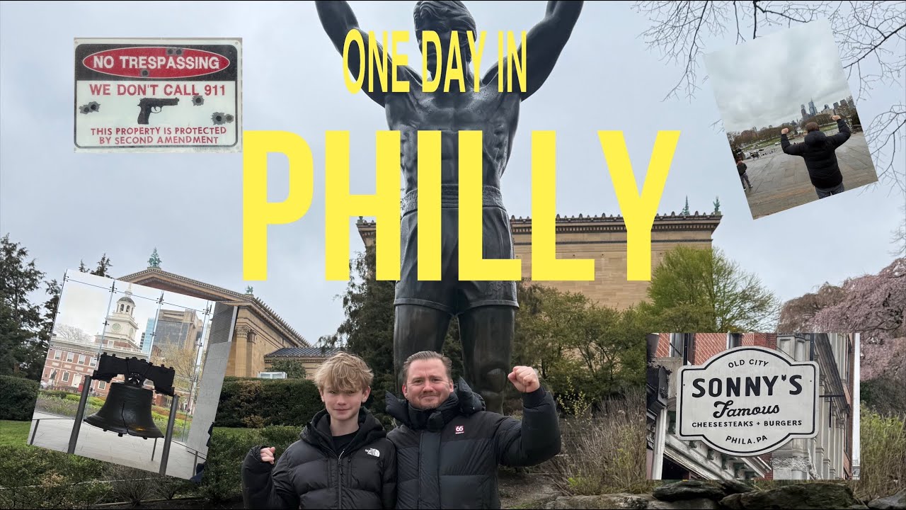 Running up the Rocky Steps!