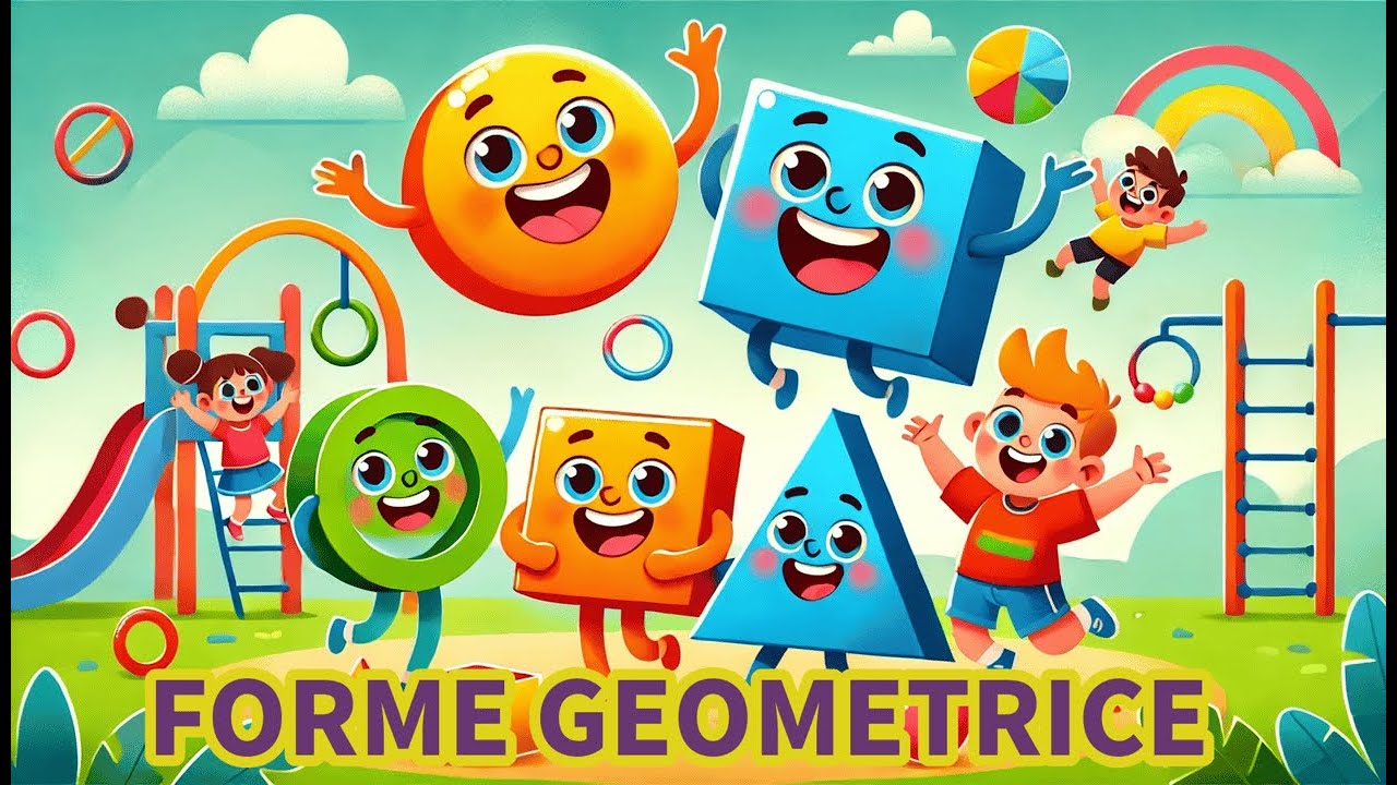 SĂ ÎNVĂȚĂM FORMELE GEOMETRICE! (1) / CÂNTEC PENTRU COPII 🔺🔵🟩