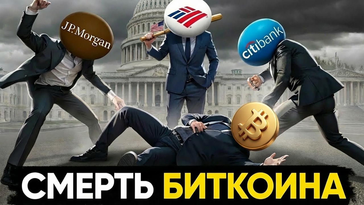 Почему Банки США хотят уничтожить Биткоин (Секретный план JP Morgan)