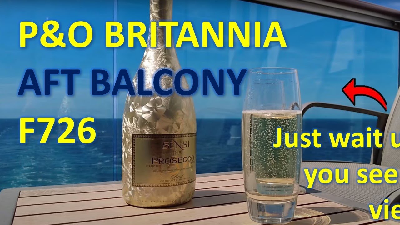 Britannia AFT Balcony Tour (Cabin F726)