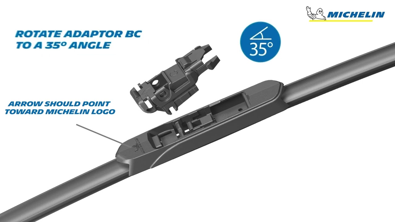 Michelin Guardian+ Front Beam Blade Pinch Tab Arm