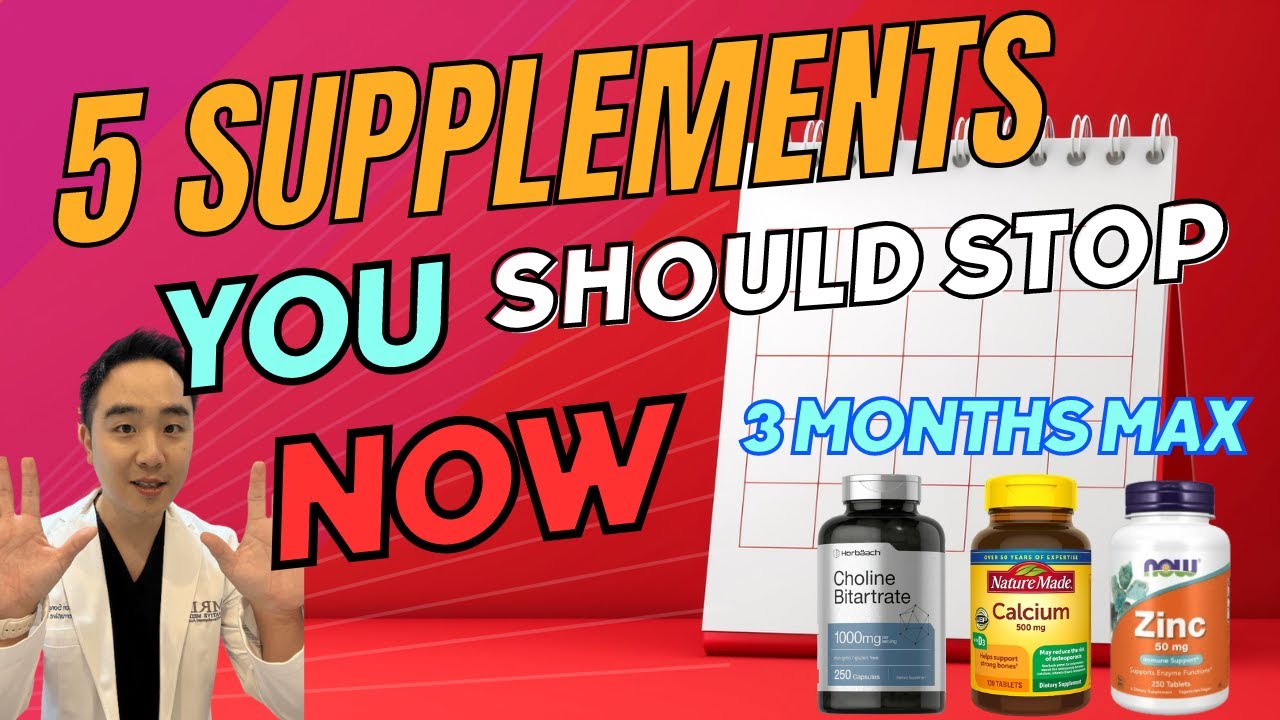 5 Supplements to Stop After 3 Months: Protect Your Health!
