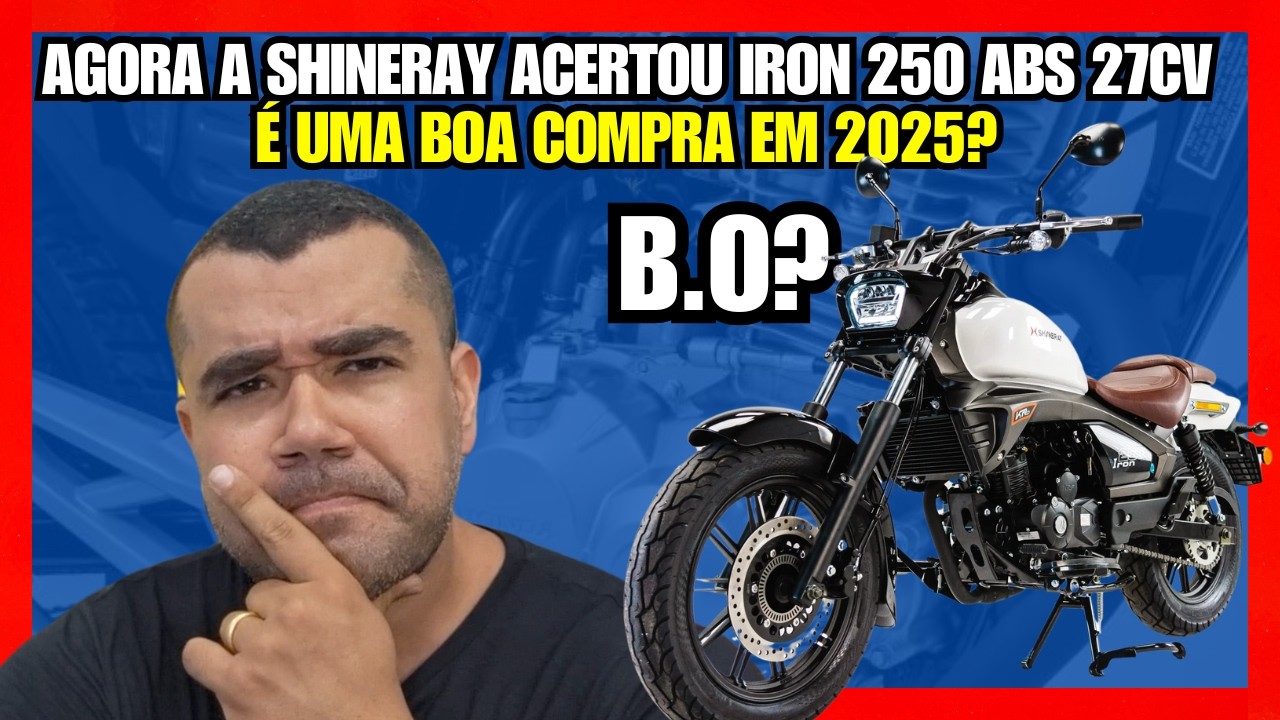 AGORA A SHINERAY ACERTOU IRON 250 ABS 27CV É UMA BOA COMPRA EM 2025?