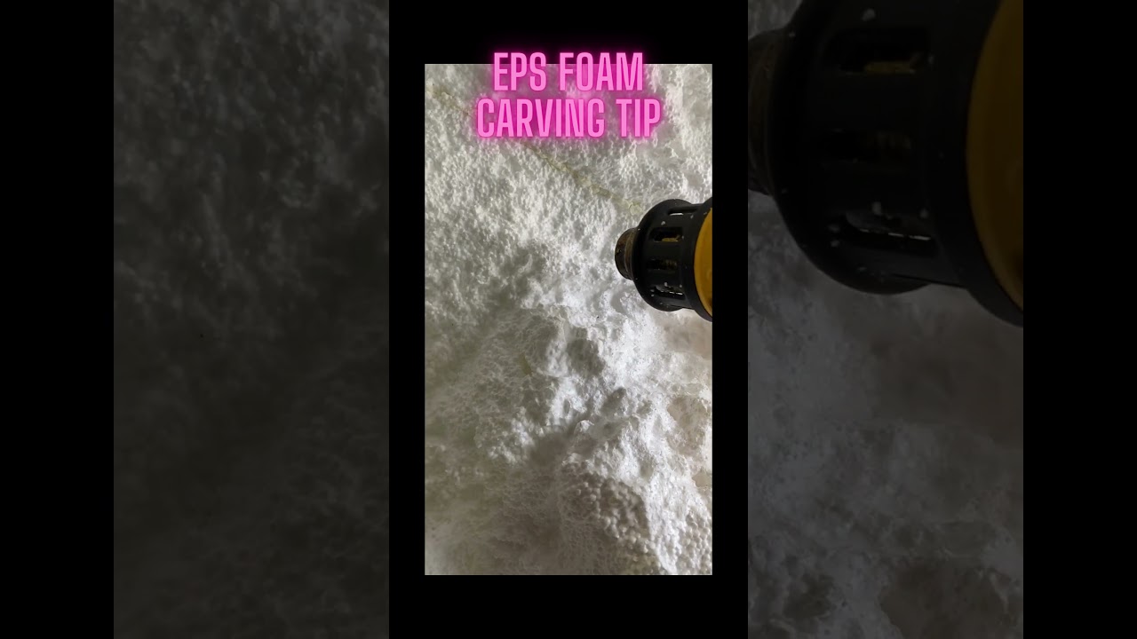 Styrofoam carving tip #hollywood #diy #moviesets