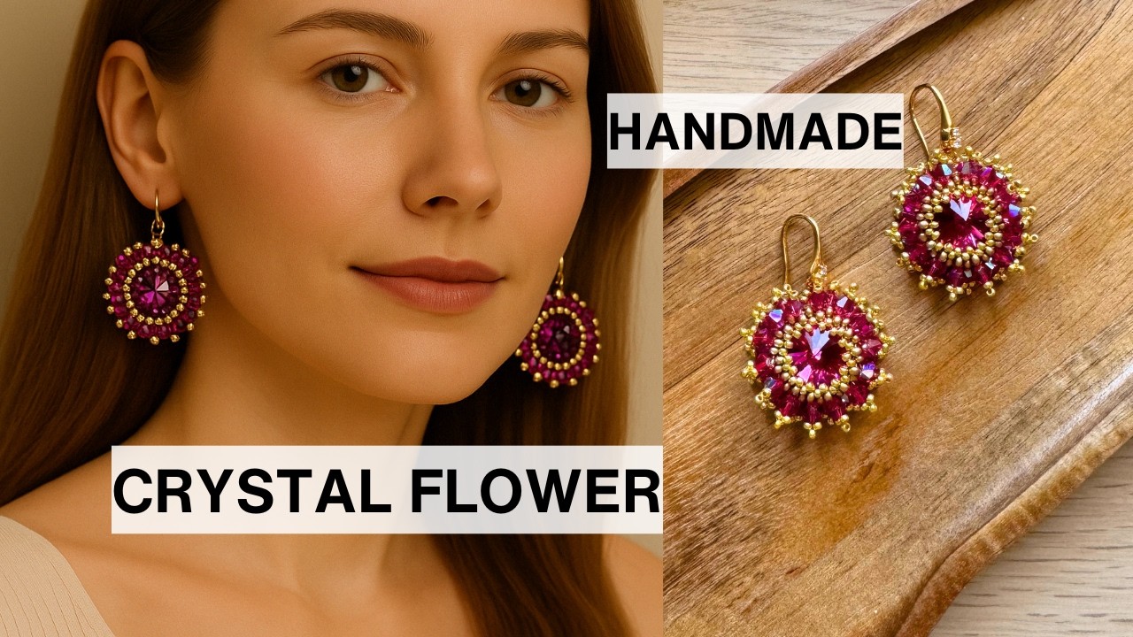 Make Your Own Unique Crystal Bezel Earrings At Home With Ease