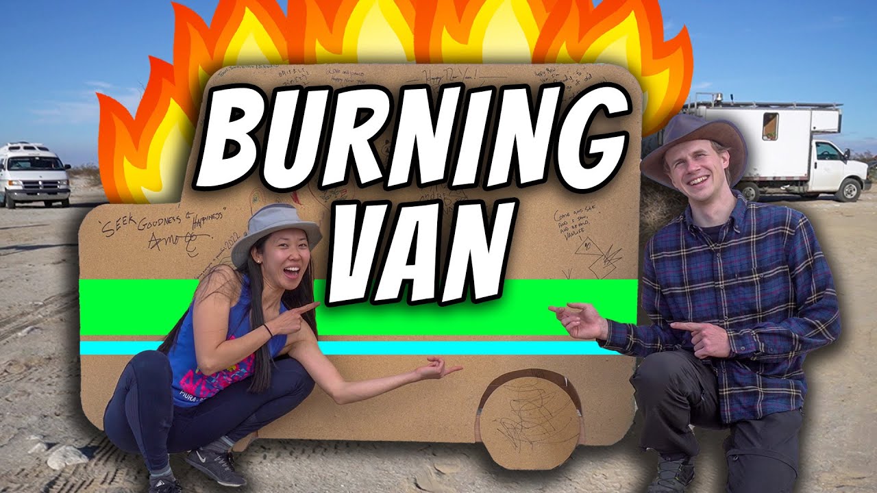 Van Life Meetup at Burning Van in California