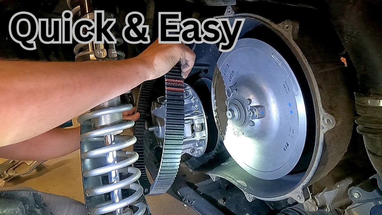 How to change belt on Kawasaki KRX 1000