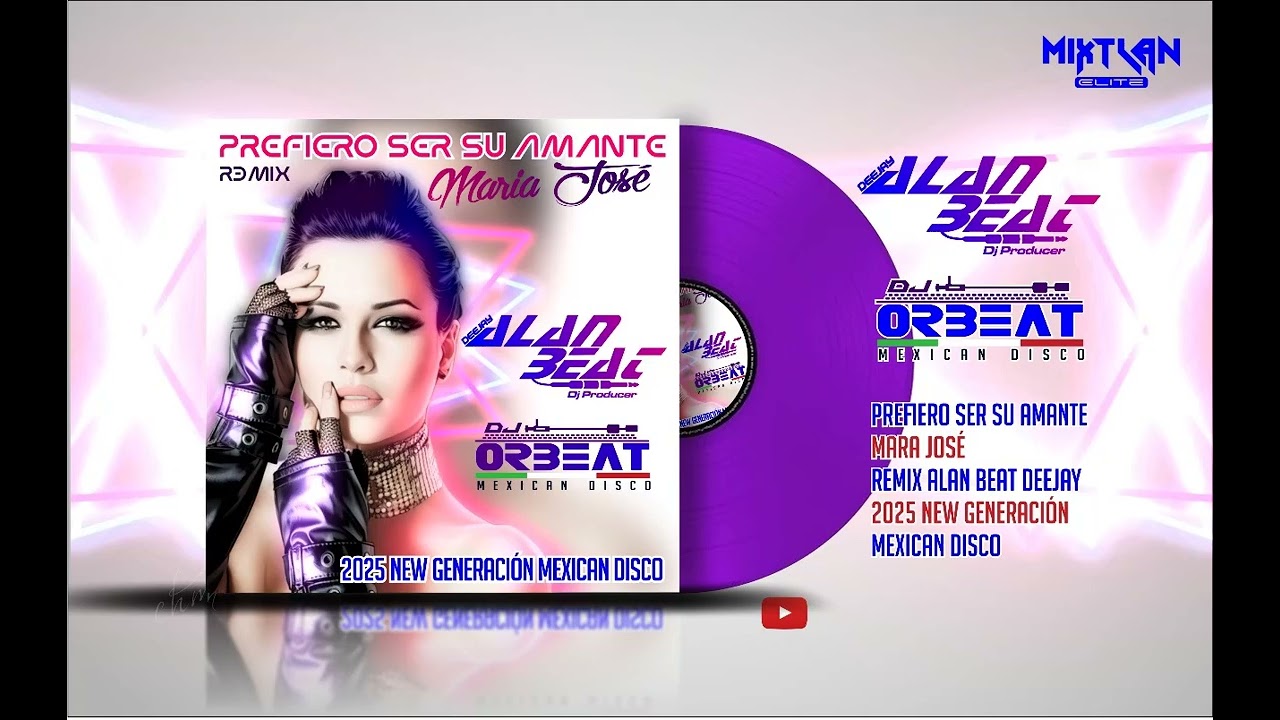 Prefiero Ser Su Amante - AlanBeatDeejay Remix 2025 ( New Generation - Mexican Disco )