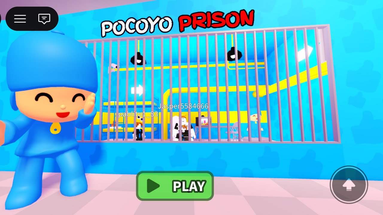 POCOYO PRISON RUN! Obby roblox! Gameplay Walkthrough