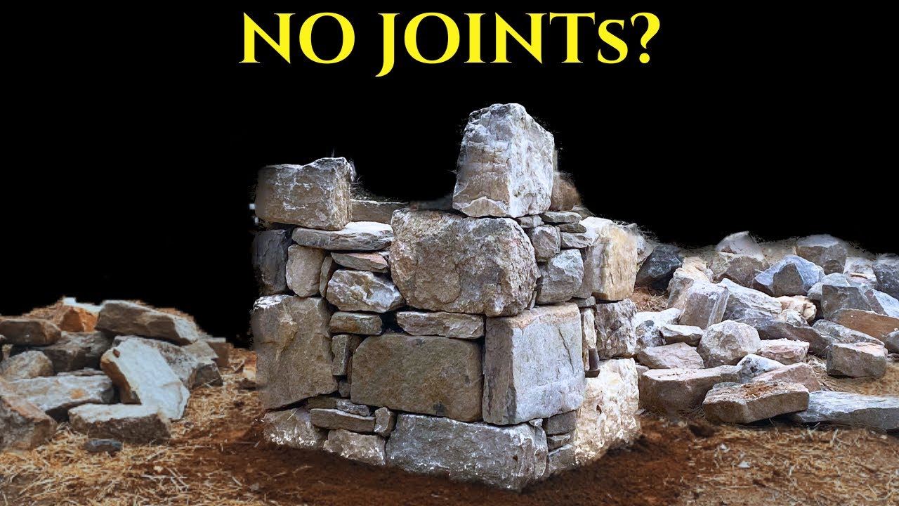 Stone Columns with NO MORTAR JOINTS
