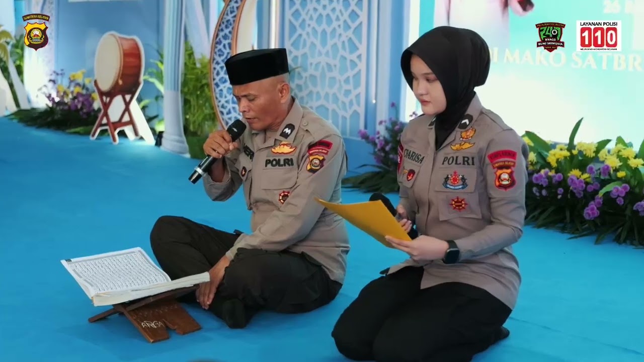 KAPOLDA SUMSEL MELAKSANAKAN BUKA BERSAMA DI MAKO BRIMOB POLDA SUMSEL