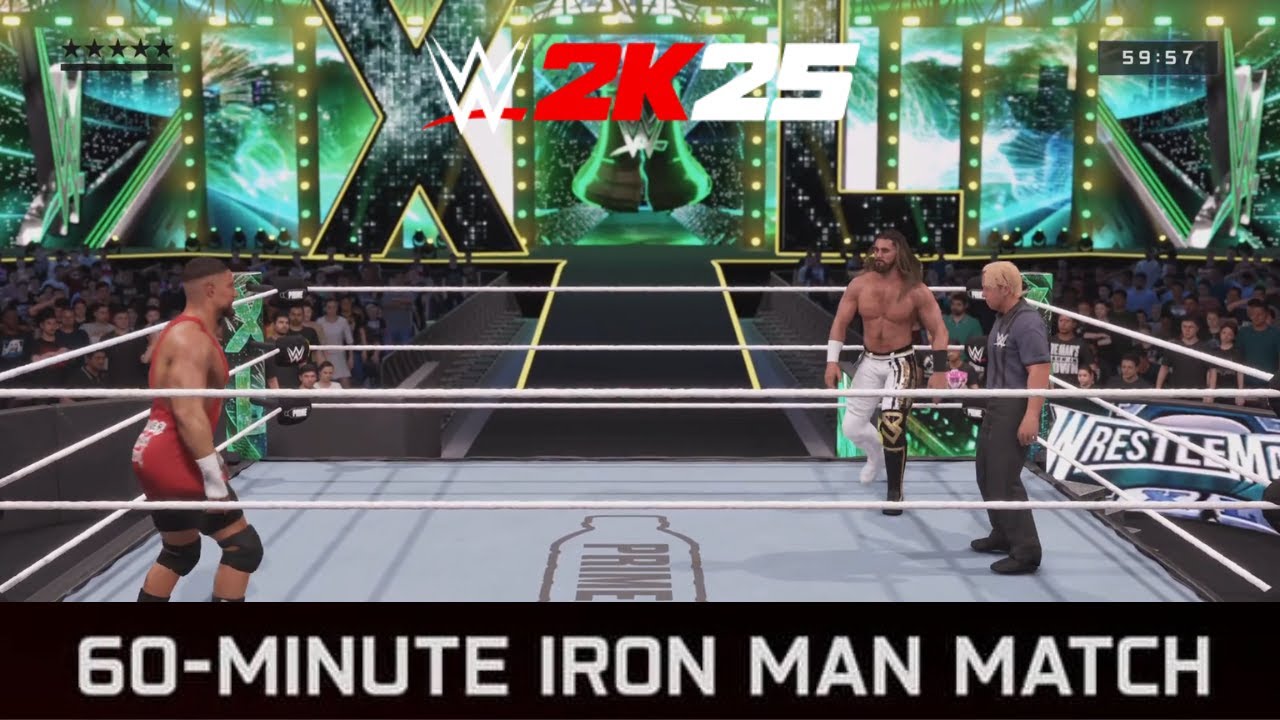 WWE 2K25: Gaming with the Bro - Seth Rollins vs Bron Breakker [60-Minute Iron Man Match]