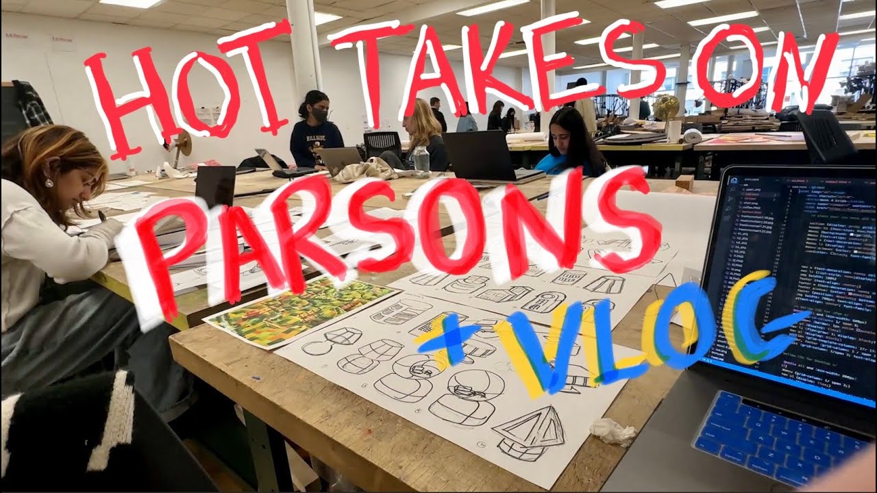HOT TAKES ON PARSONS (What they don't tell you) Day in the life Vlog NYC art school