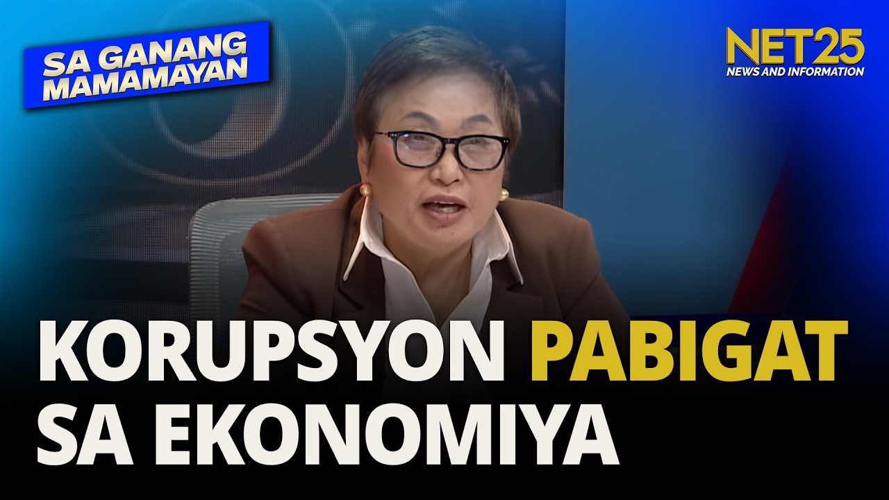 Korupsiyon, dahilan ng pagbaba ng investment — Guanzon