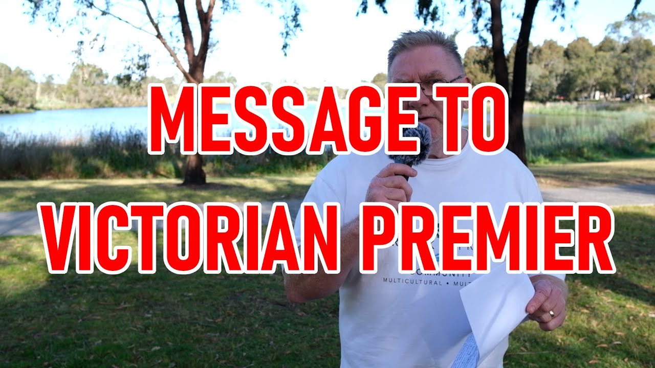 Message to Victorian Premier, Jacinta Allan