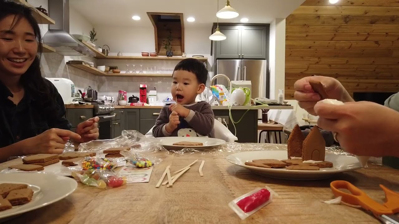 Road Trip to Michigan with 30 Months - Gingerbread House