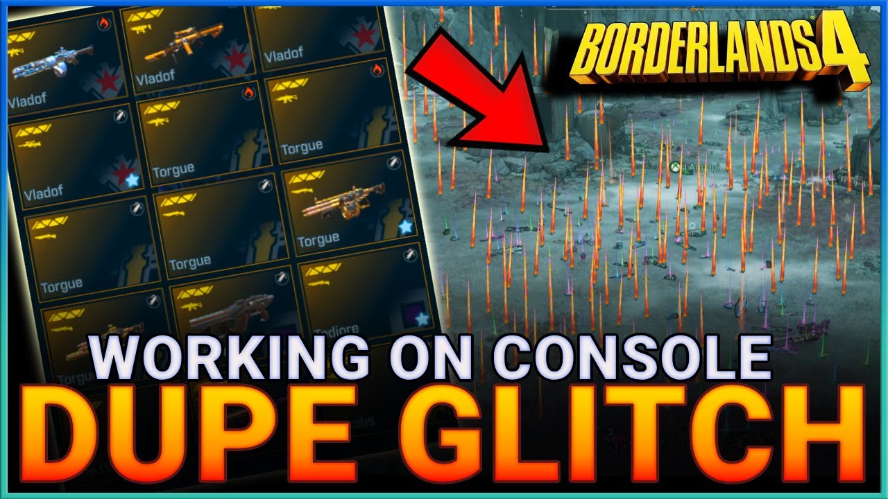 Borderlands 4 CONSOLE DUPE GLITCH WORKS - How To Duplicate Weapons & All Other Items BL4