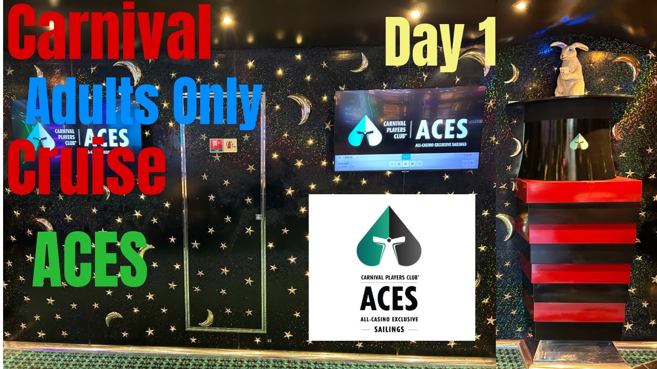 Видеоблог о круизе Carnival ACES только для взрослых | День 1 на борту лайнера Carnival Magic