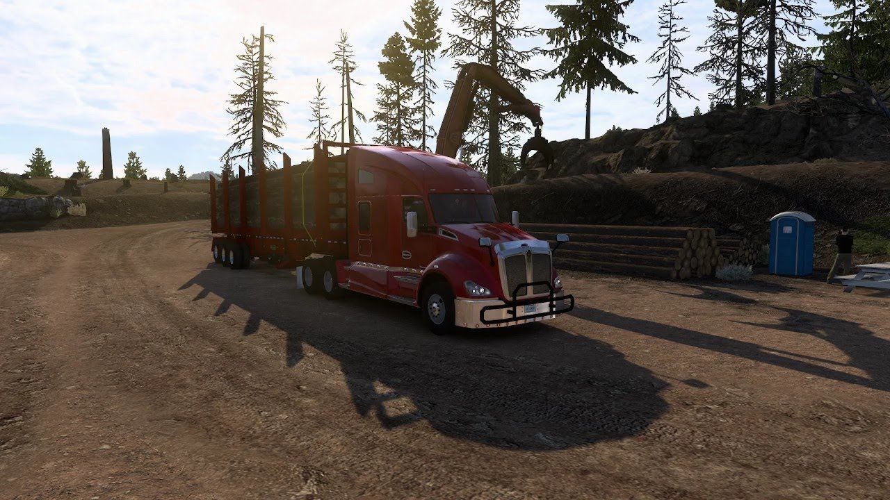 American Truck Simulator TruckersMP Logs To Klamath Falls