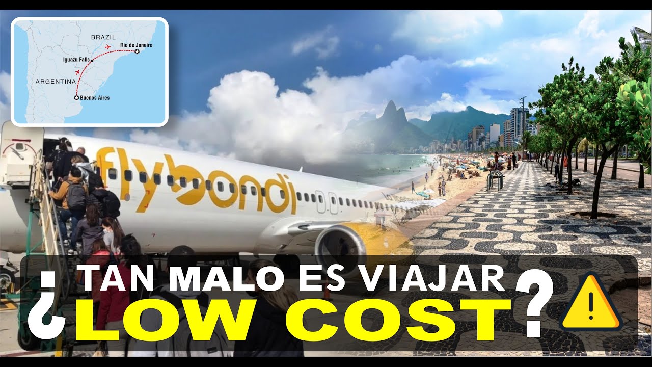 Aerolínea Low Cost FLYBONDI 🤑✈️ | Rio de Janeiro GIG - Buenos Aires Ezeiza | Boeing 737-800